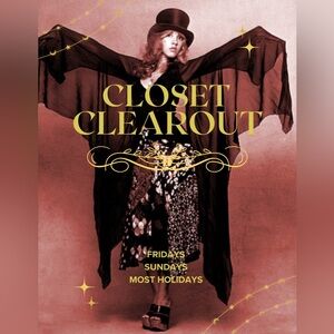 🌹✨ Extra savings for CCO ~ Poshmark Closet Clear Out Days !